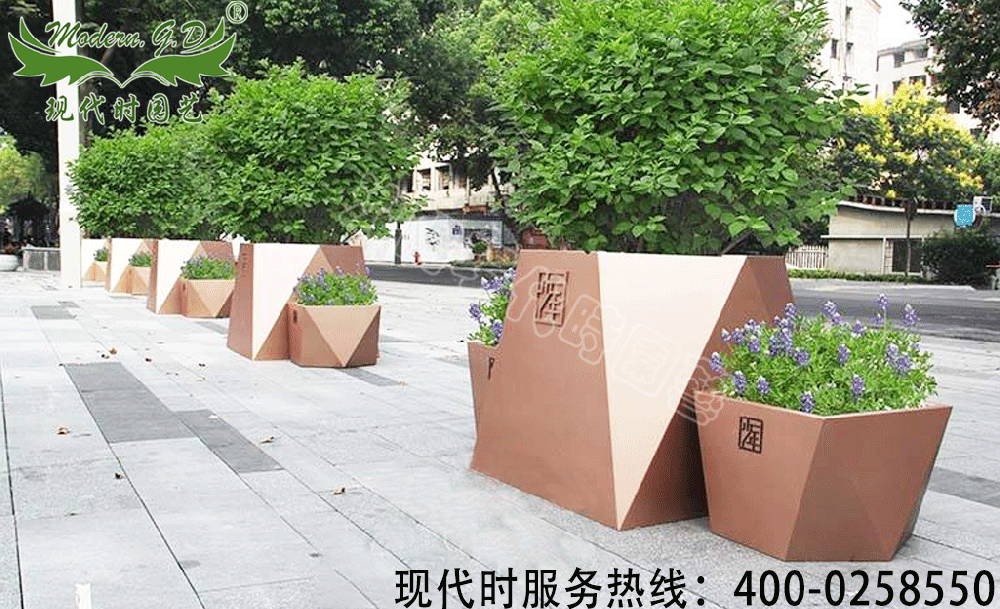 成品不銹鋼花箱