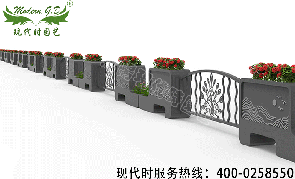 市政護欄道路隔離花箱