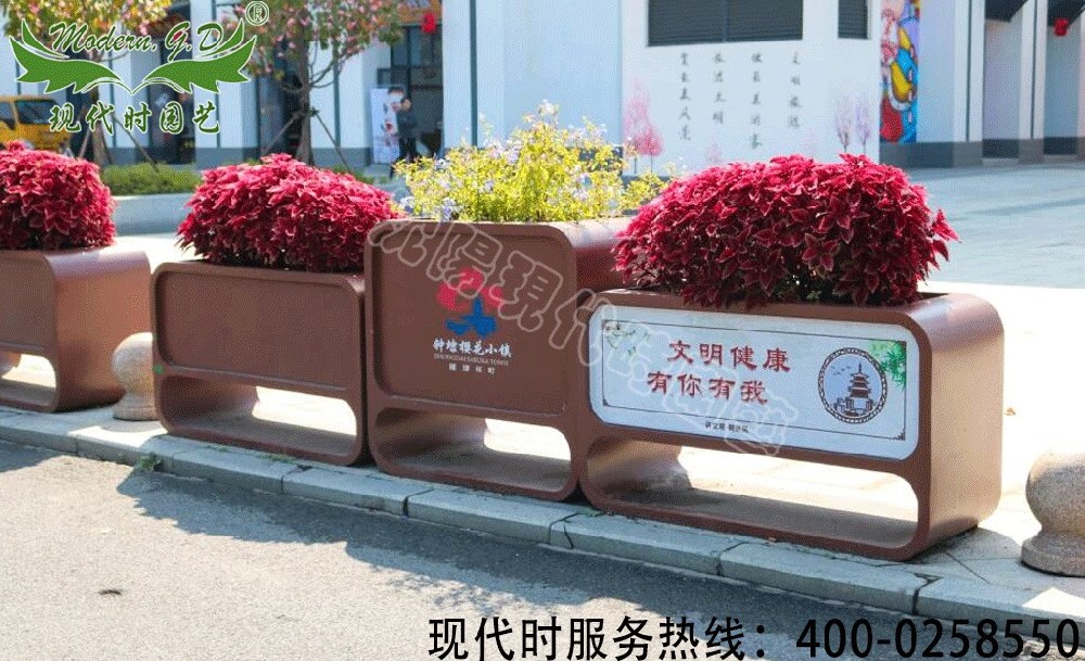 道路景觀花箱