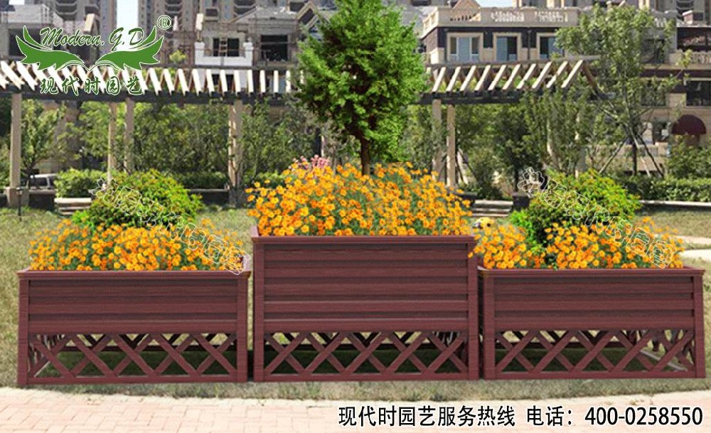 底部網(wǎng)格鋁合金花箱