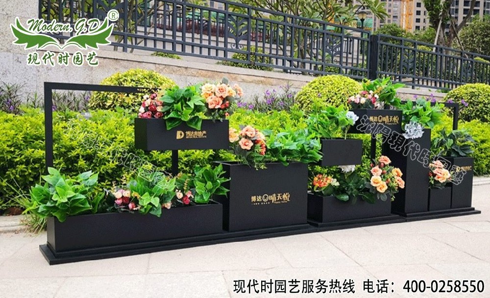 戶外不銹鋼花箱制作