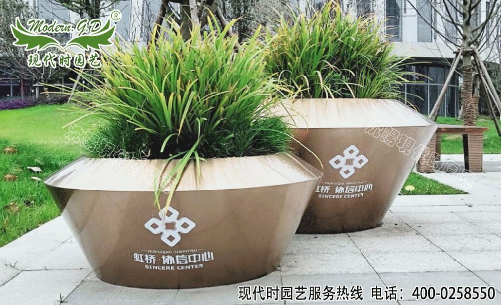 弧形不銹鋼花箱