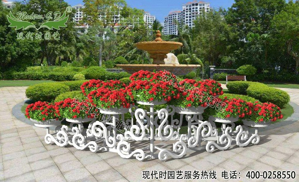 G-B54欣欣向榮小區(qū)大型花架