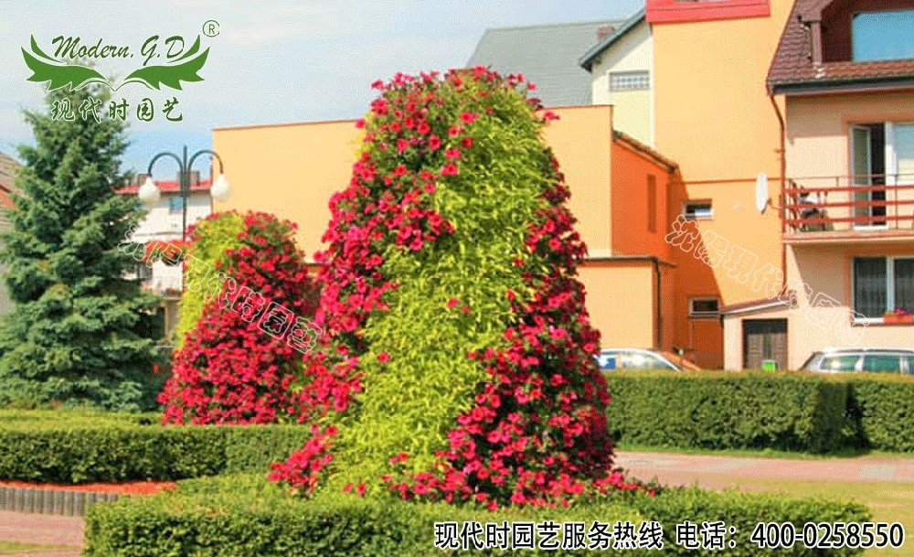 景觀花柱造型