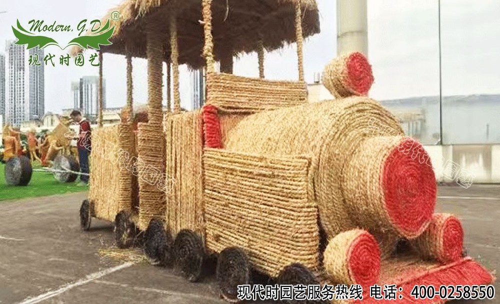 稻草景觀造型
