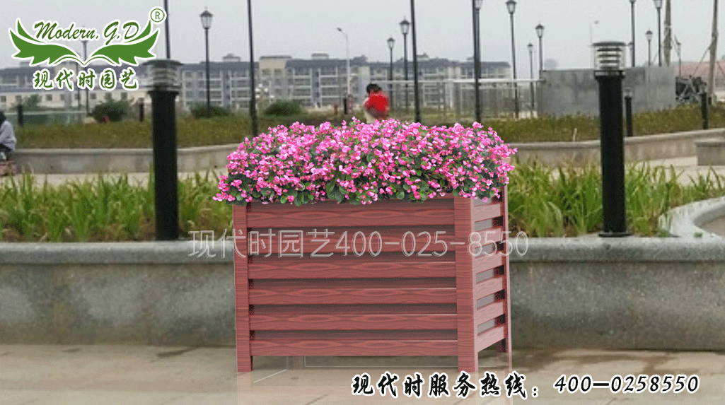 長(zhǎng)方形鋁合金花箱型號(hào):H-2