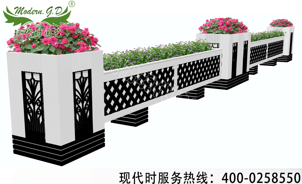 pvc護(hù)欄花箱