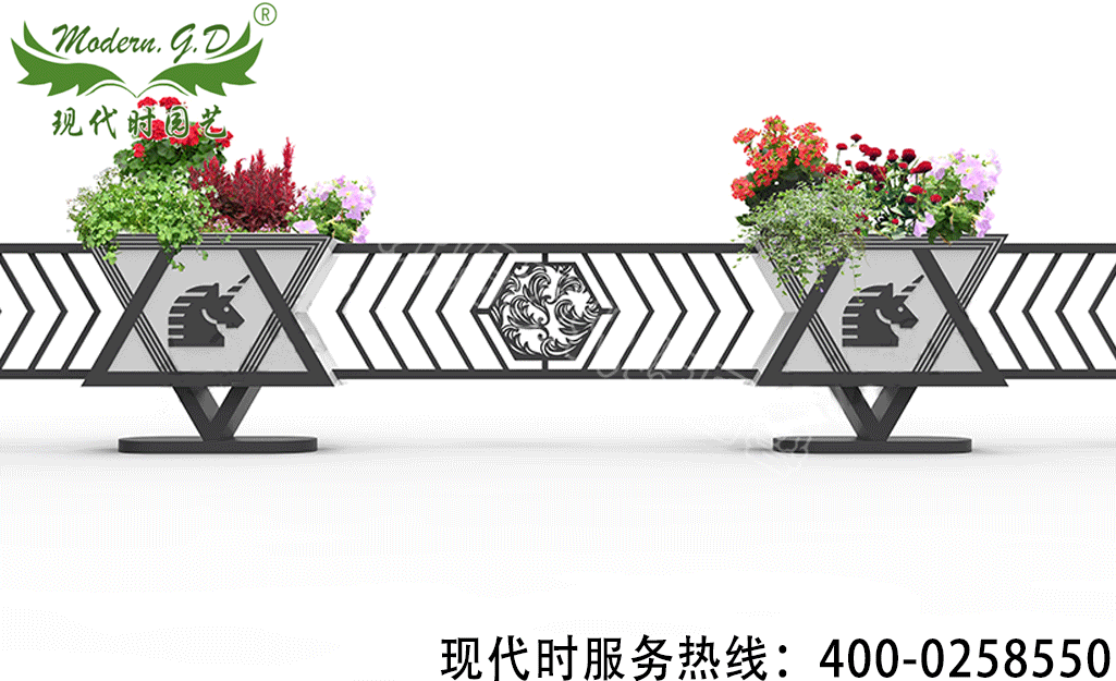 pvc花箱護(hù)欄